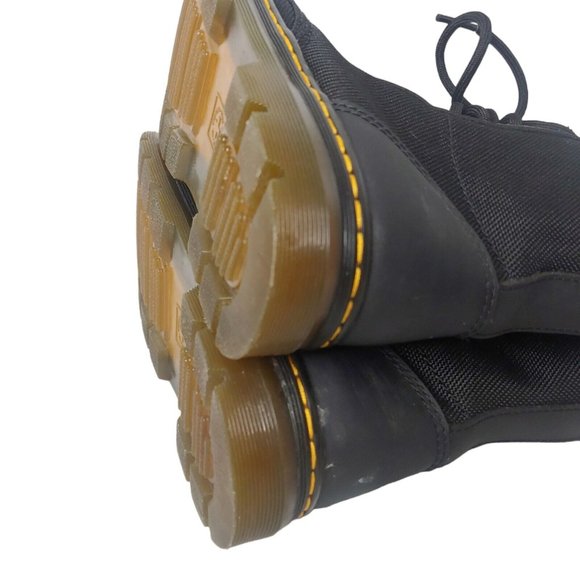 Dr Martens AirWair Combs Juinior Youth Size US 3 UK 2 EU34 Boots Black Canvas - Picture 12 of 16